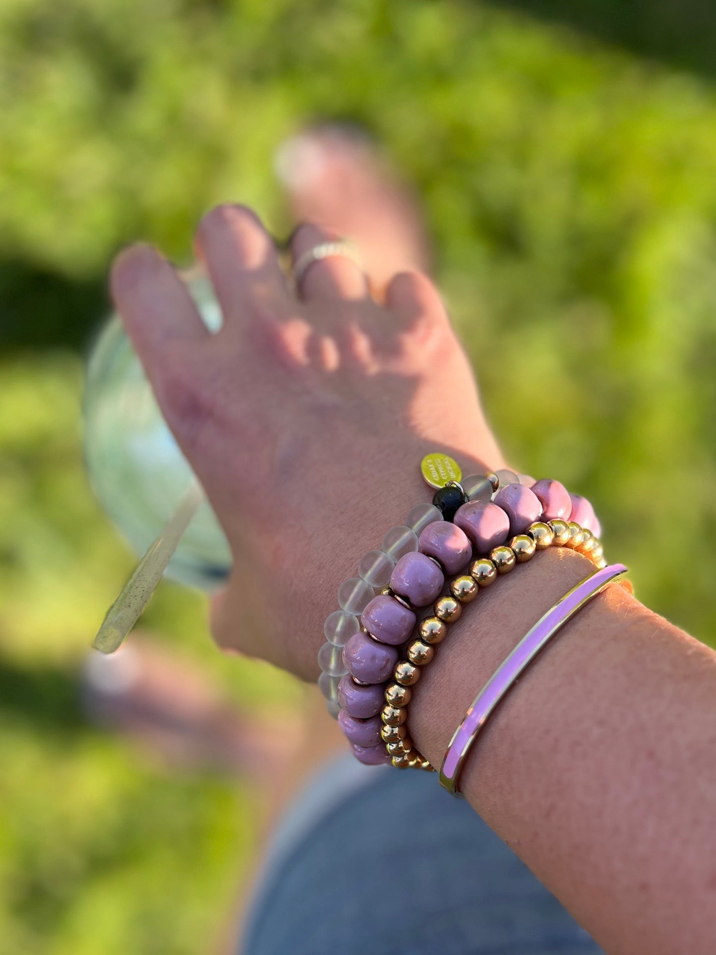 Summer Pinks Bracelet Stack