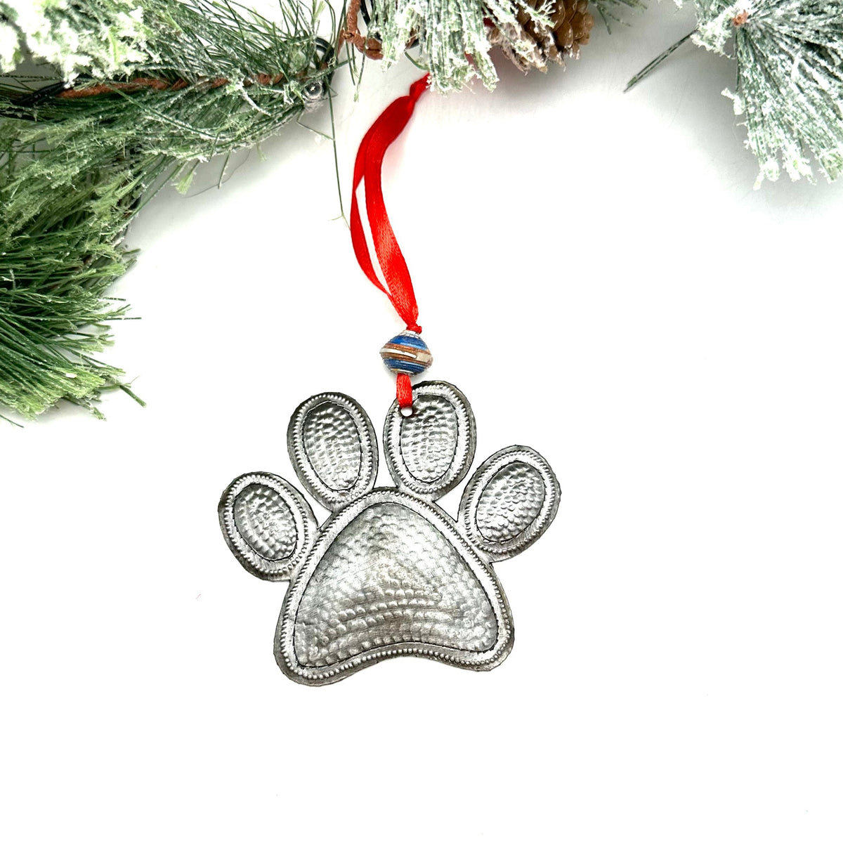 Puppy Paw Ornament