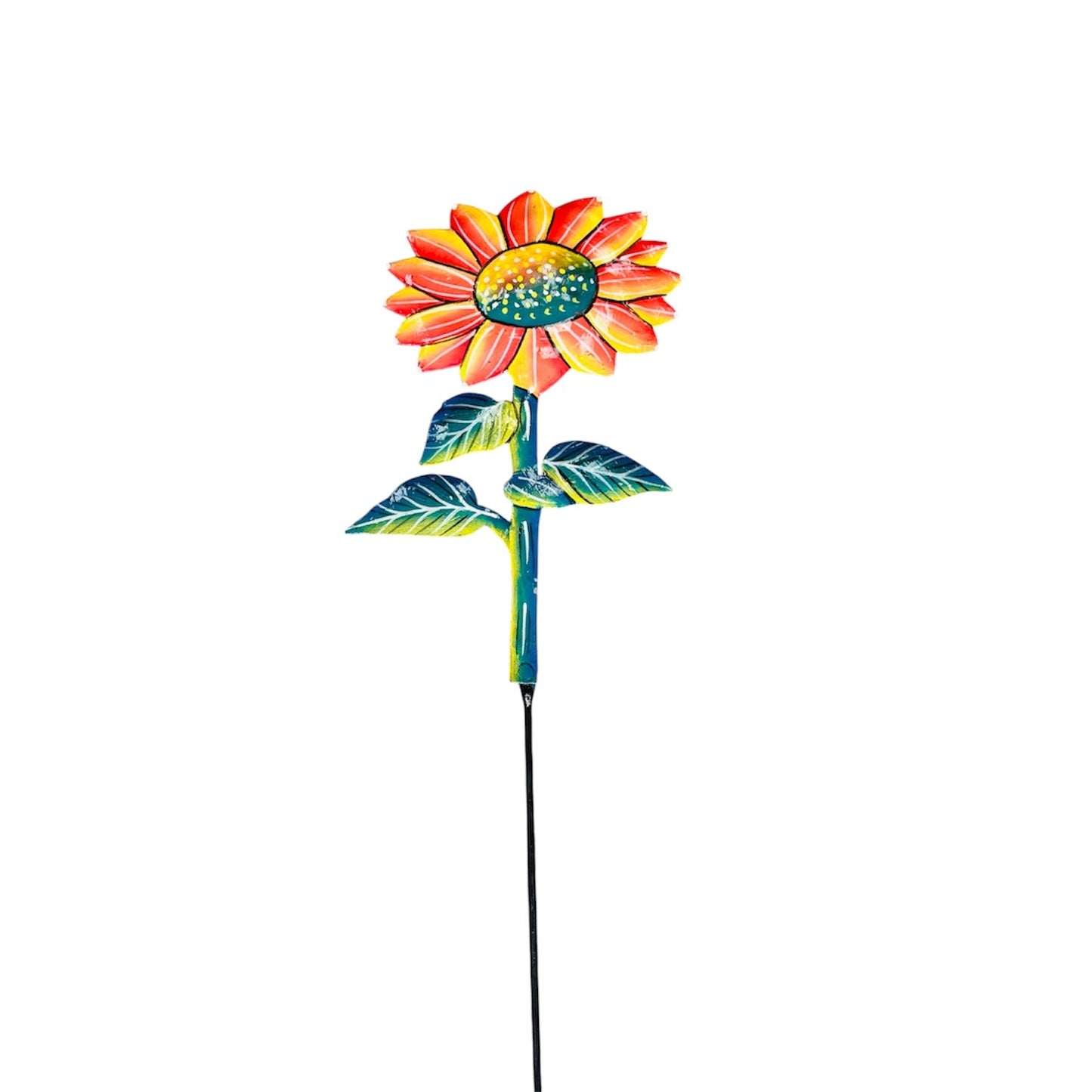 Roodlet Orange Flower Garden Stake