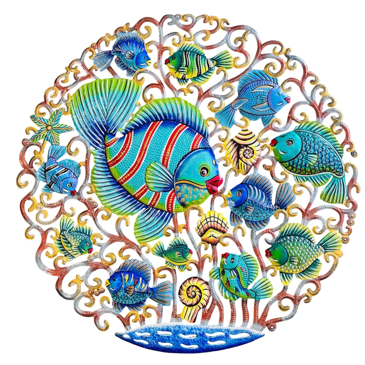 Jumbo Blue Green Fish