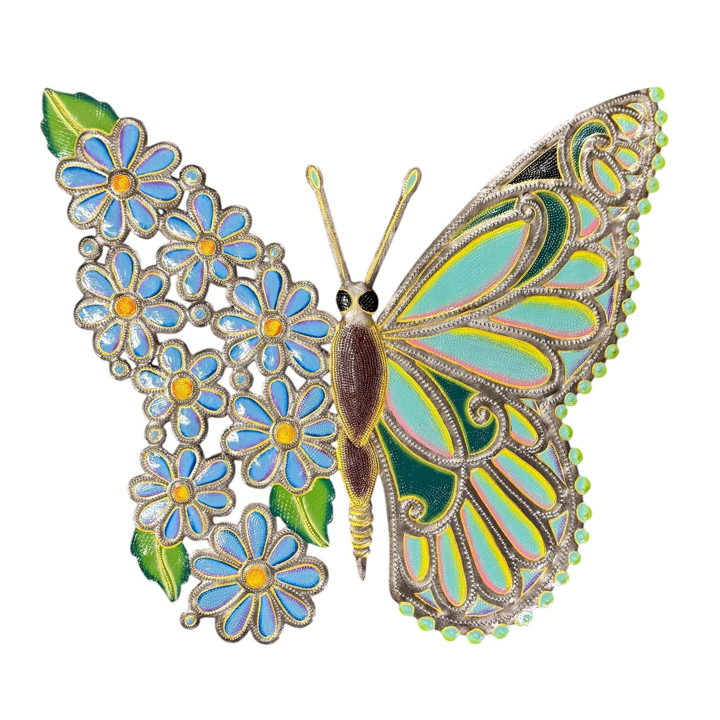 Large Orilien Butterfly and Flowers