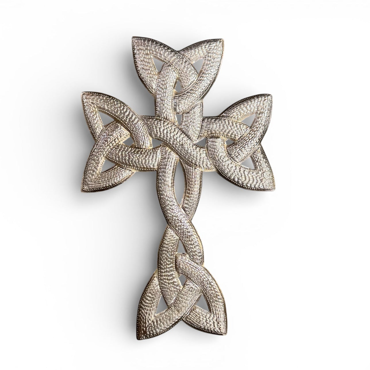 Celtic Cross- Brushed Metal