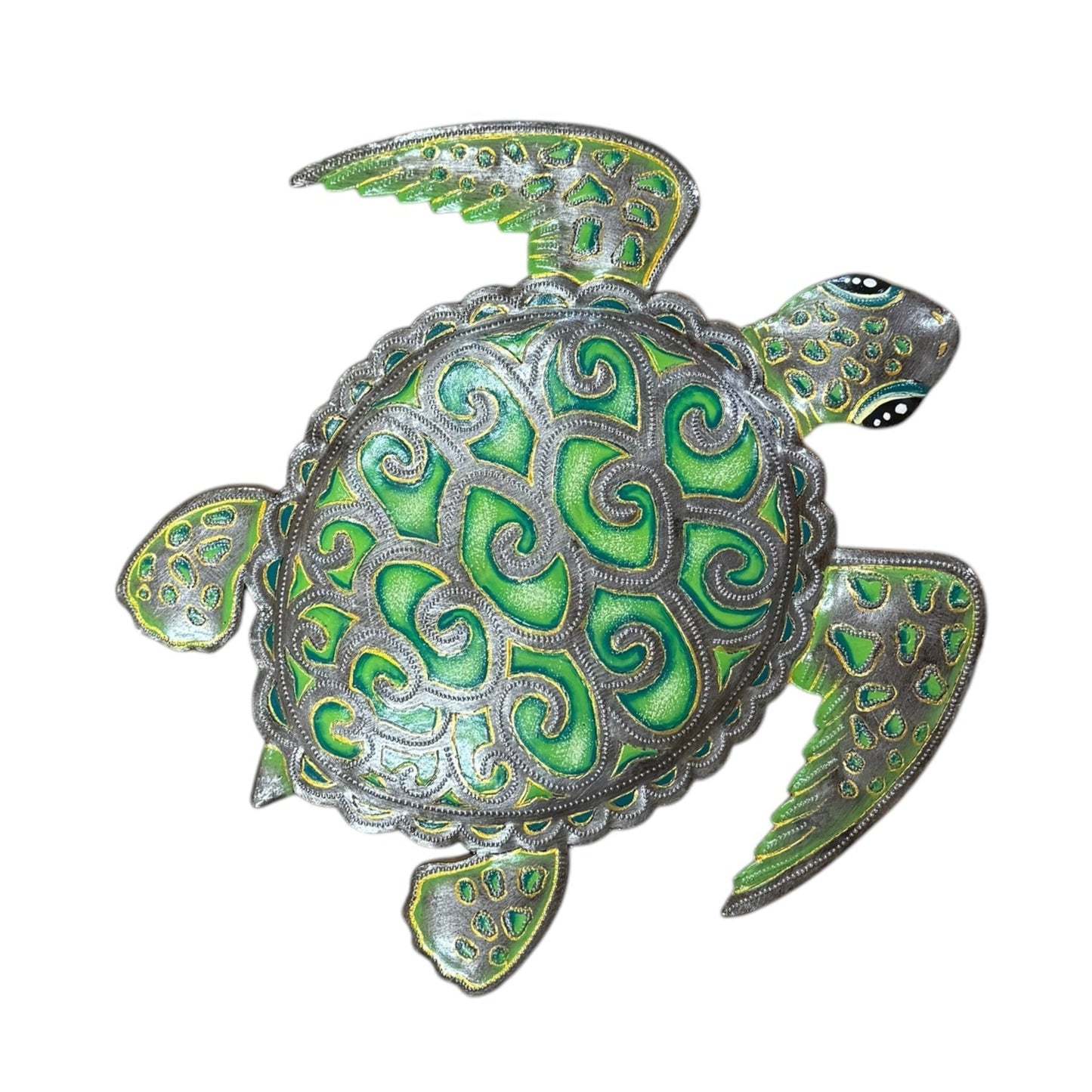 Medium Orilien Turtle- Green