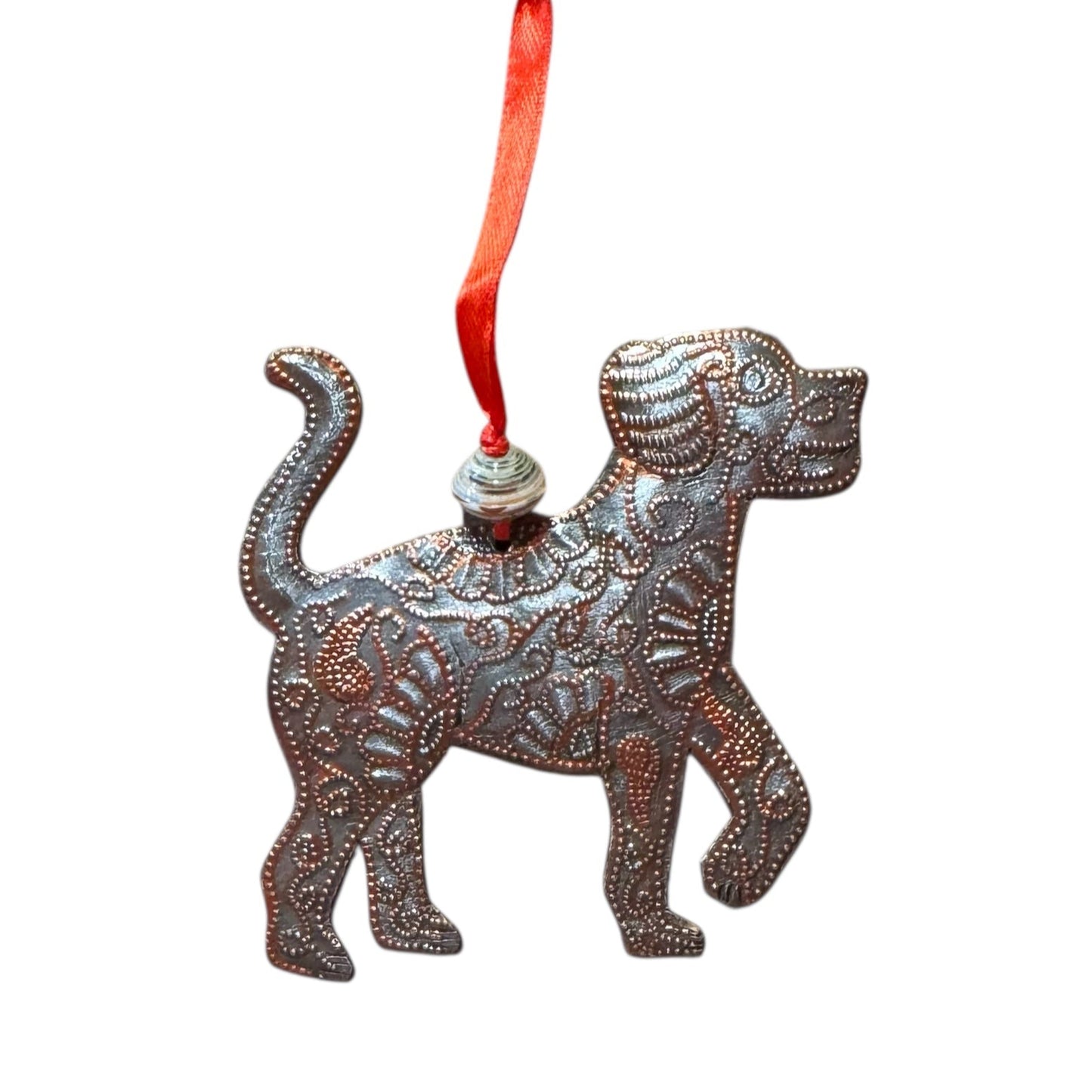 Happy Dog Ornament - Bronze