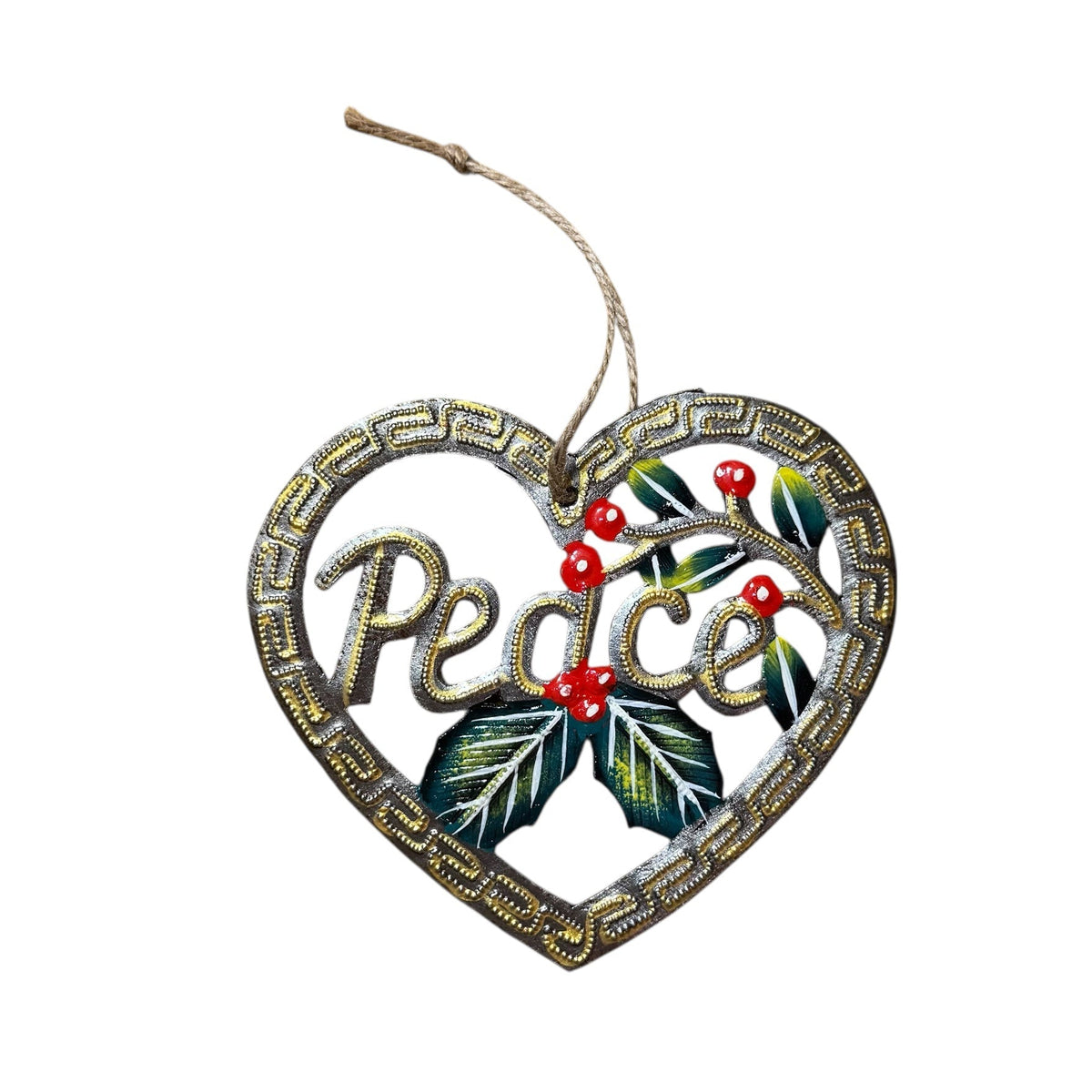 Peace Ornament Heart