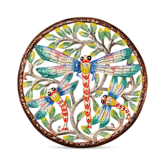 Medium Colorful Dragonfly Friends