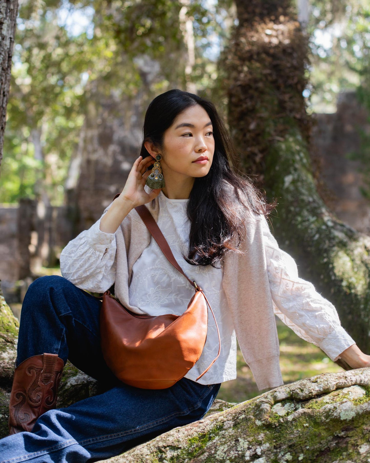 Zora Crescent Bag