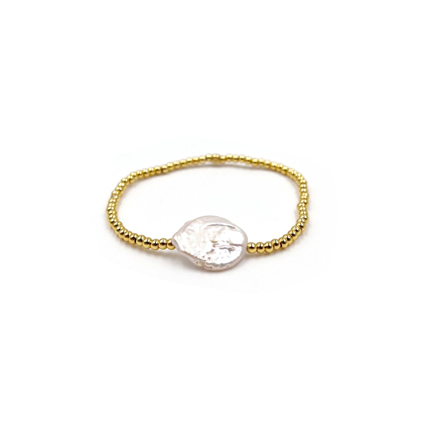 Freshwater Pearl Gold Bracelet