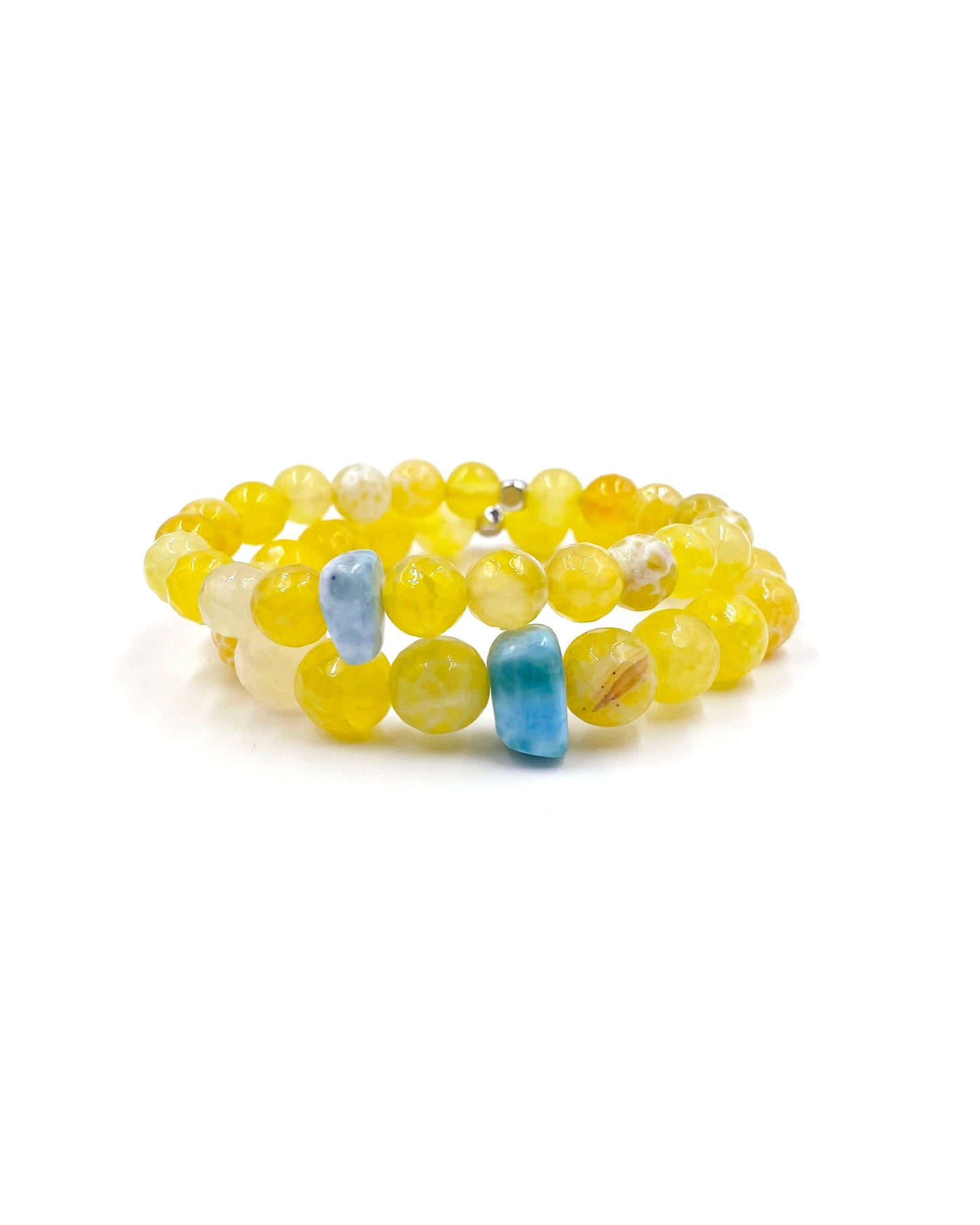 Hope Yellow Agate Bracelet