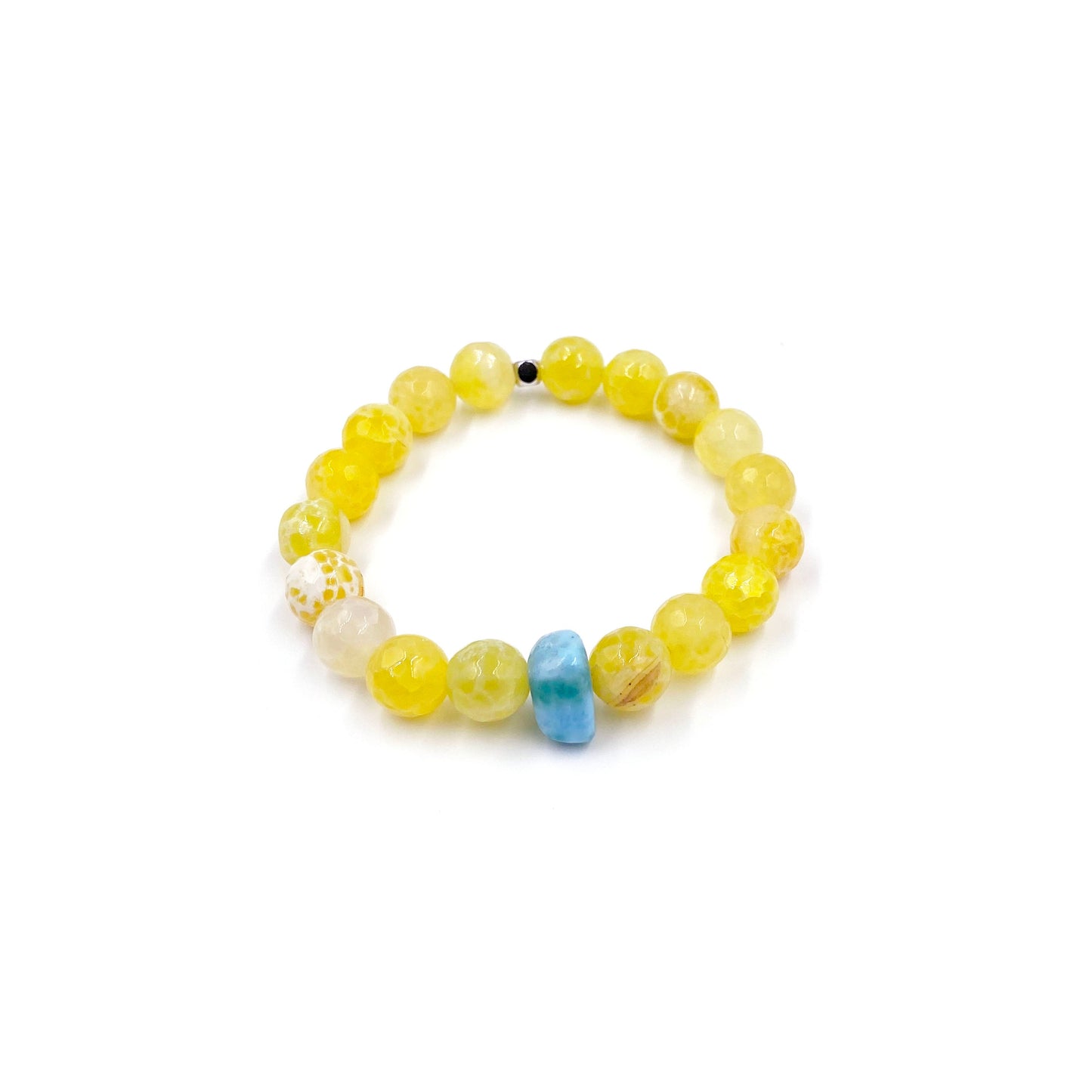 Hope Yellow Agate Bracelet