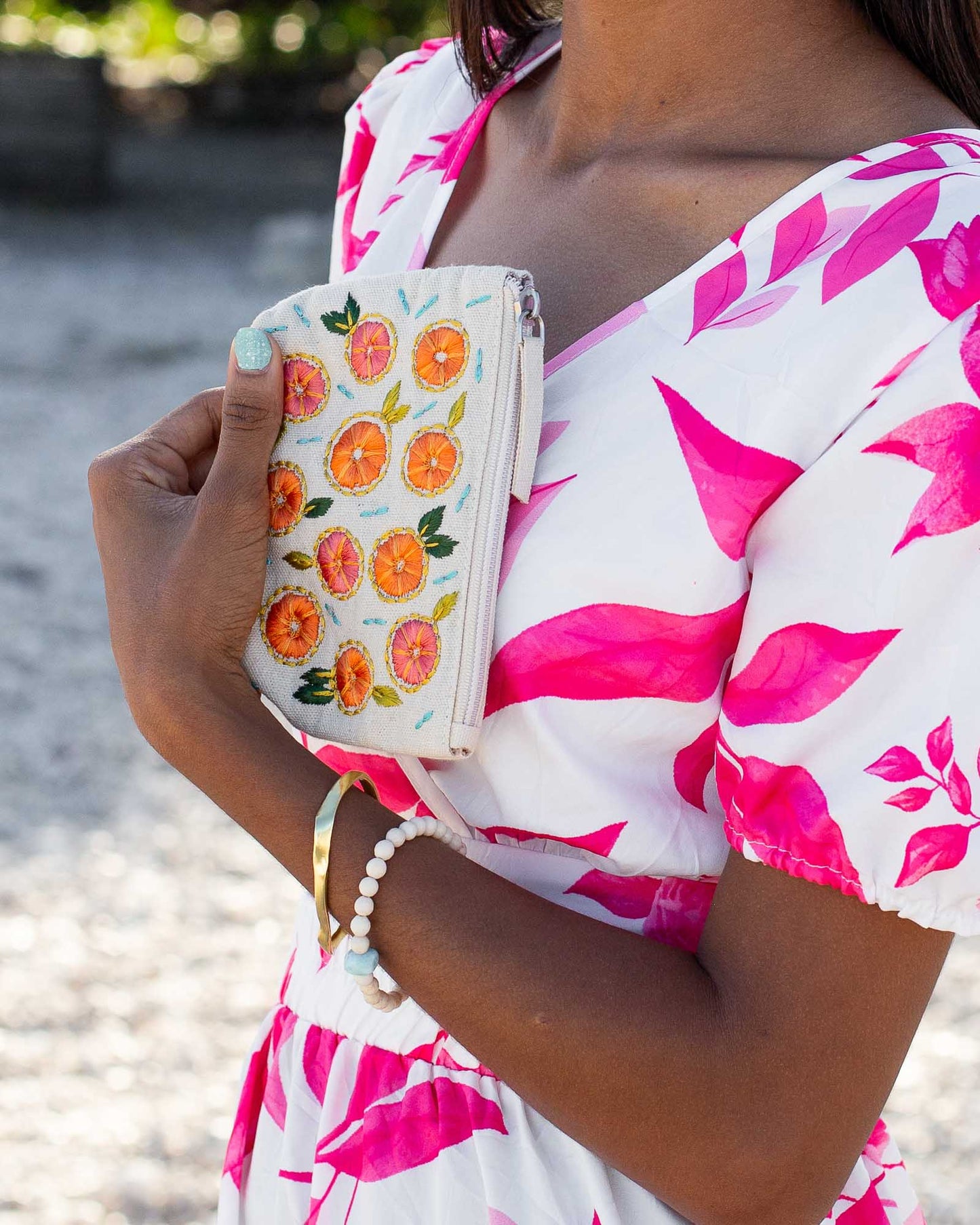 Citrine Mini Pouch + FREE Huipil Bag Charm