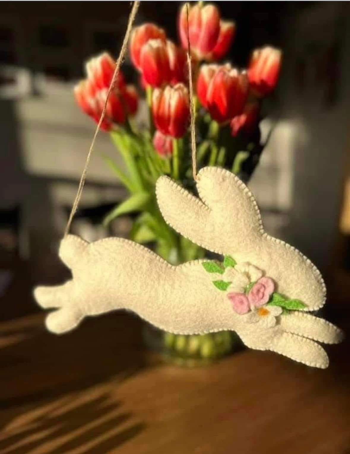Flora Bunny Decor