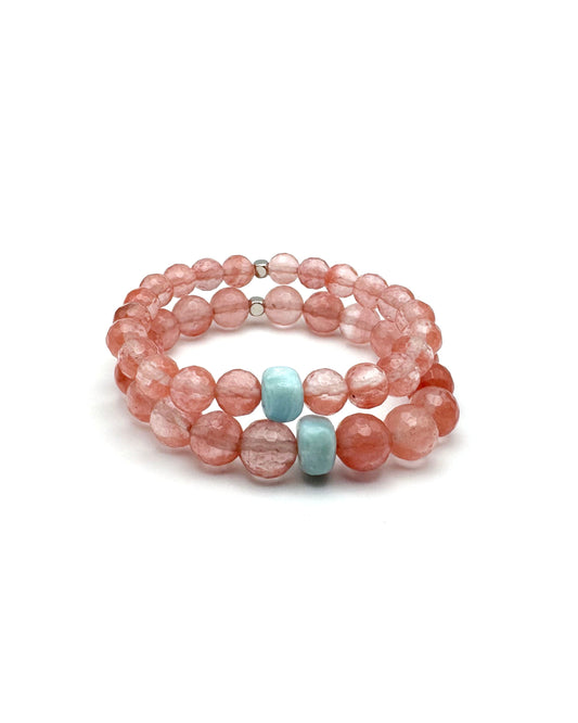Hope Cherry Quartz Bracelet