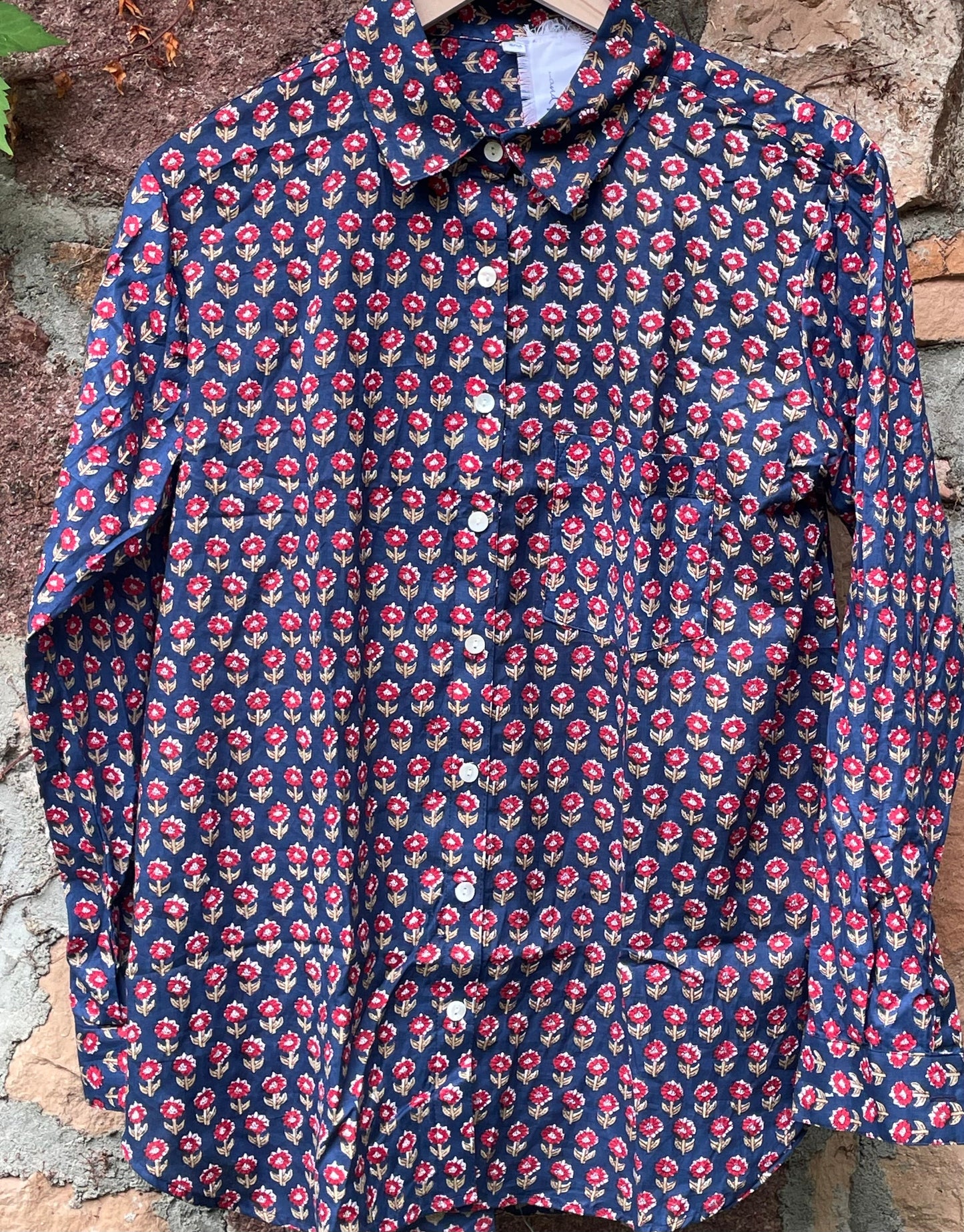 Good Boyfriend Shirt - Emory Floral Navy