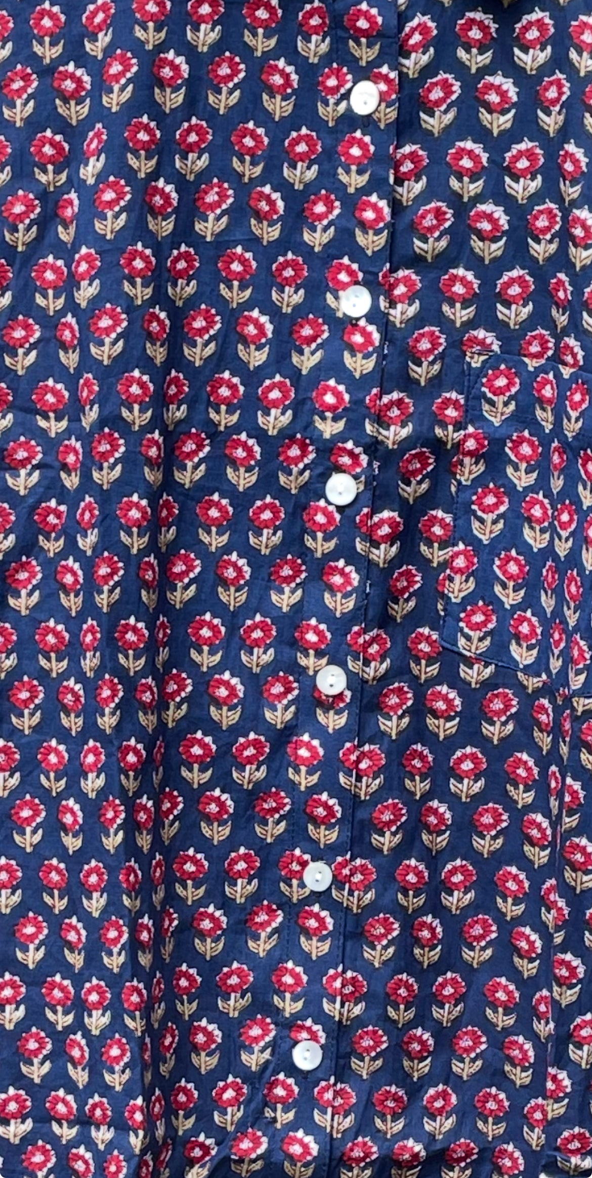 Good Boyfriend Shirt - Emory Floral Navy