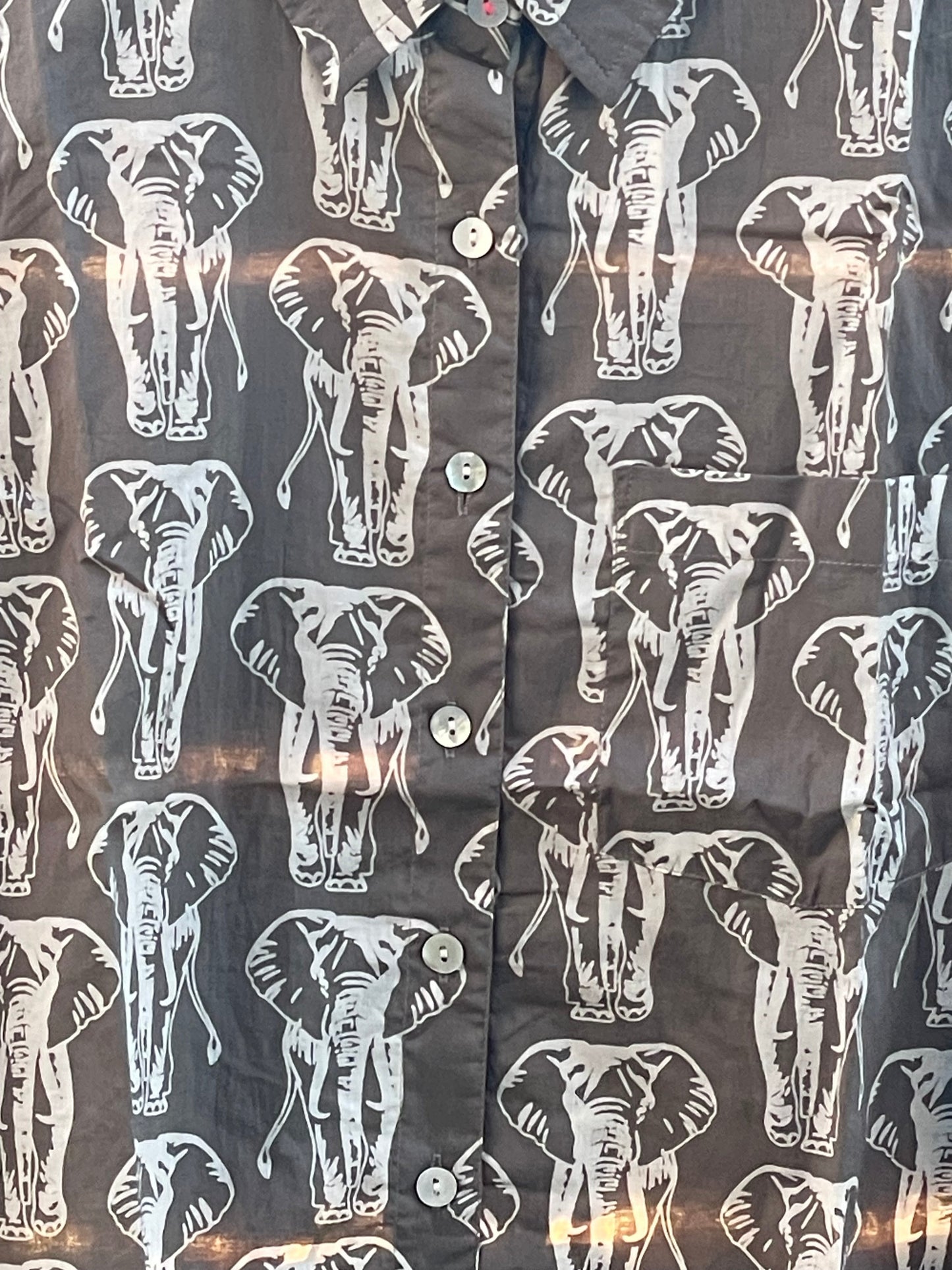 Good Boyfriend Shirt - Elephants Dove Grey