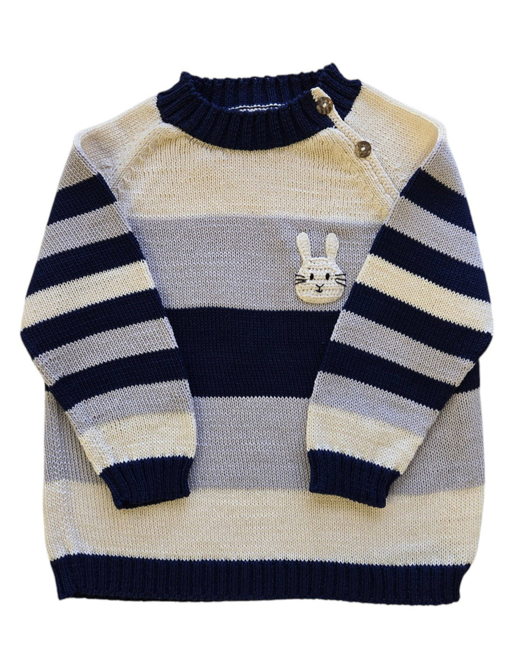 Bunny Striped Sweater