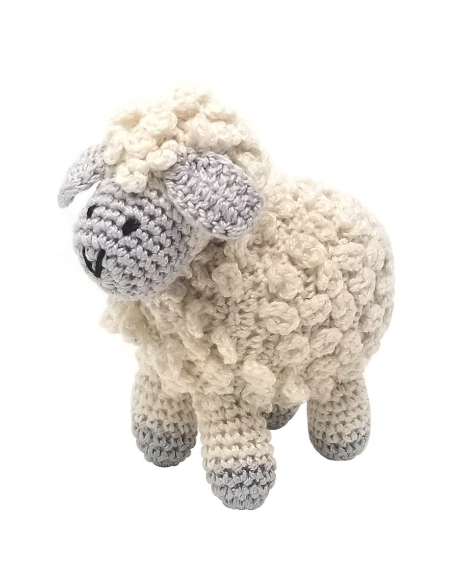 Little Crochet Lamb, Ecru