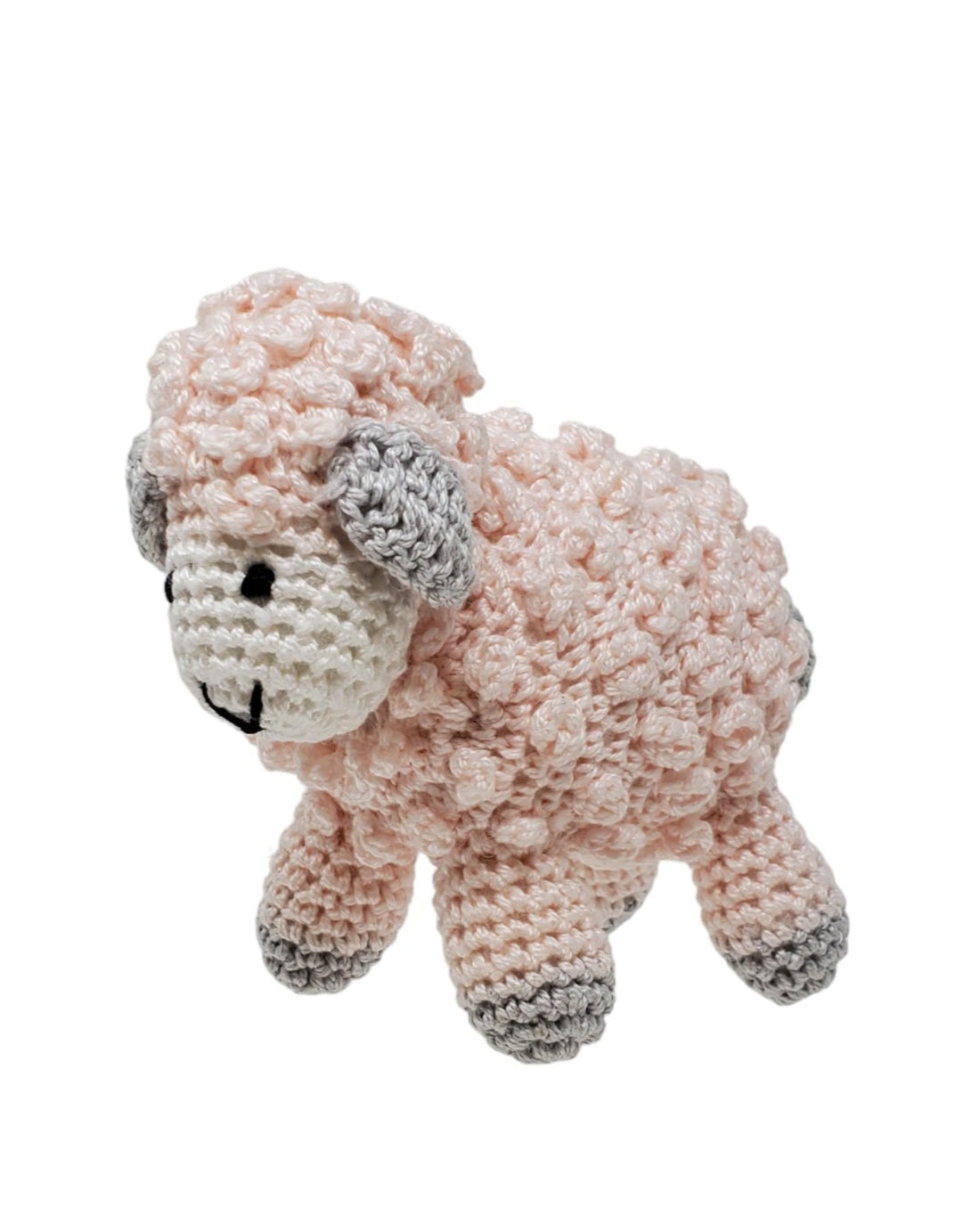 Little Crochet Lamb, Pink