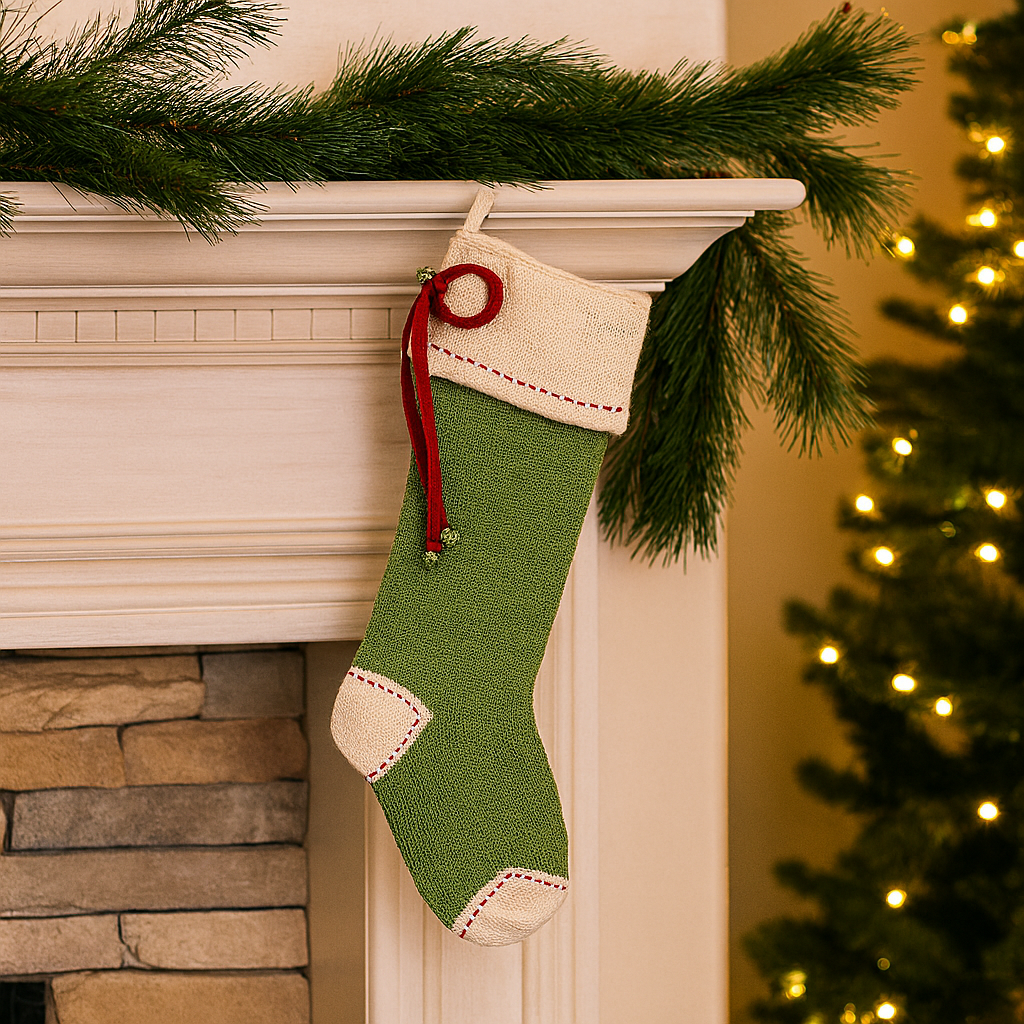 Bow Stocking, Green