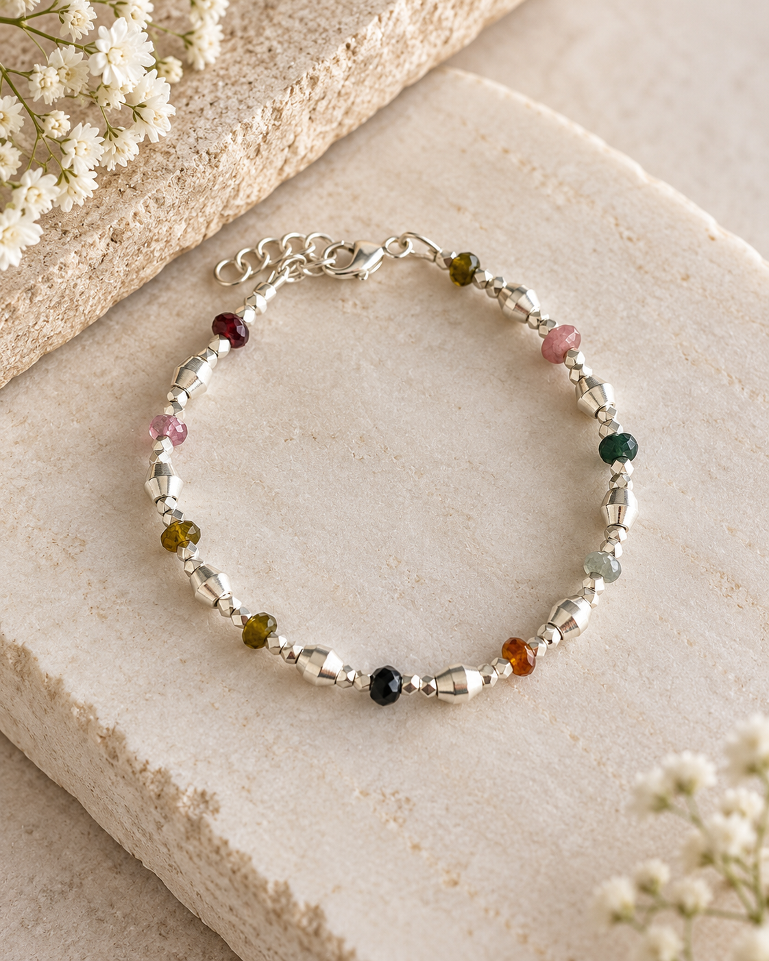 EXCLUSIVE Silver Tourmaline Bracelet