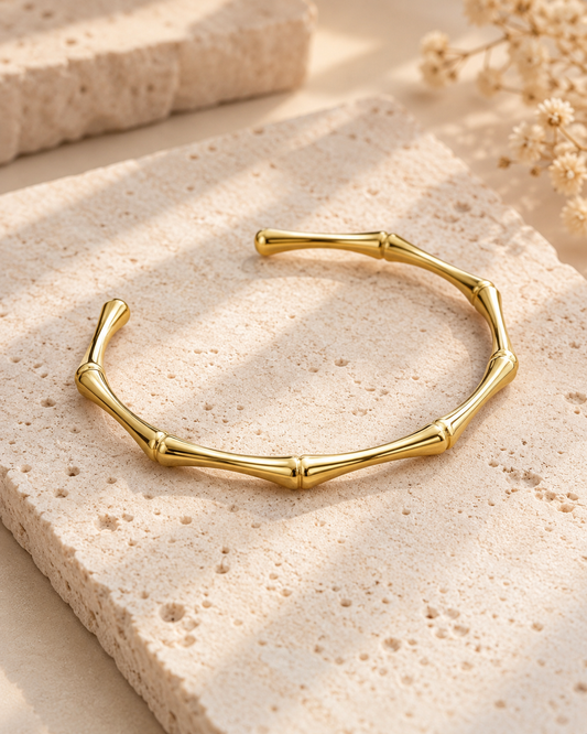 EXCLUSIVE Gold Bamboo Cuff