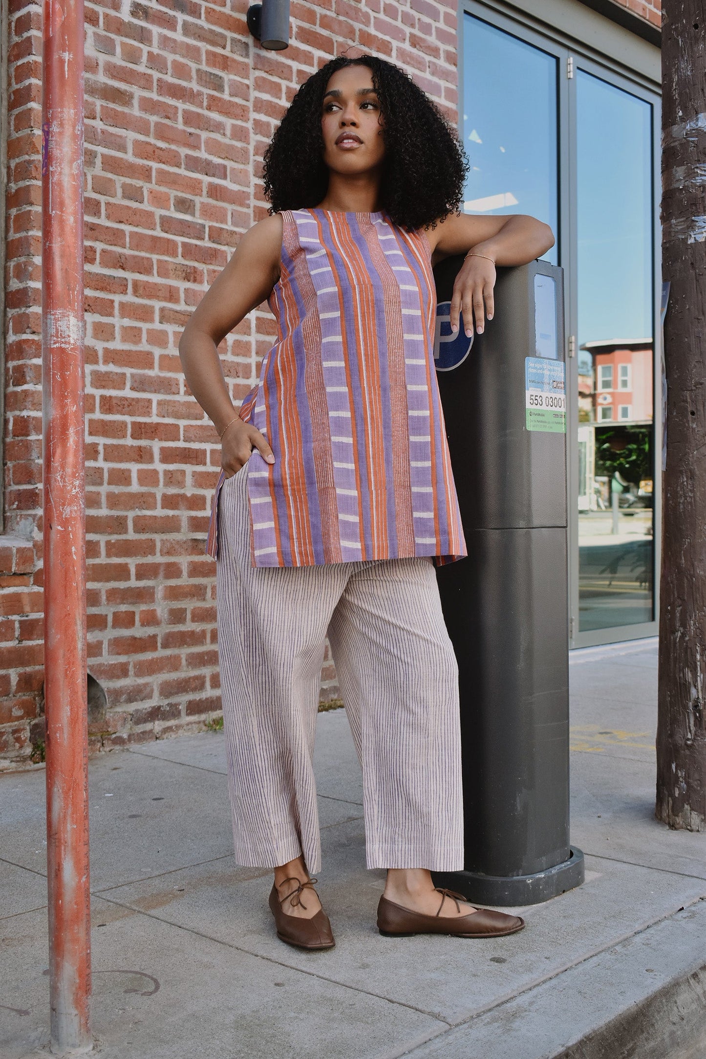 Sadie Sleeveless Top + Cropped Pant Set
