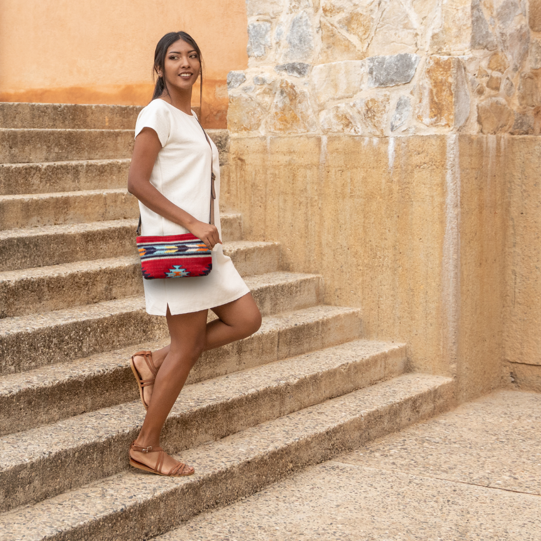 Scarlet Arrows Convertible Clutch
