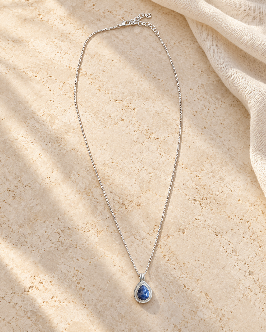 EXCLUSIVE Sodalite Teardrop Necklace