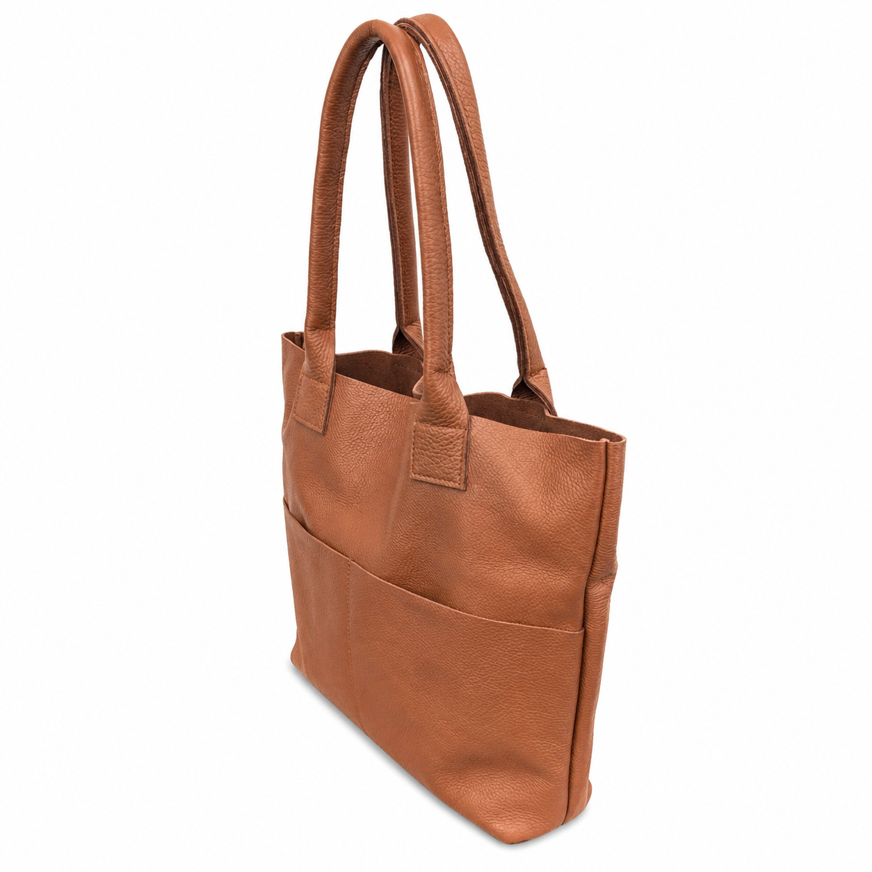 Classic Leather Tote Bag (Unstructured)