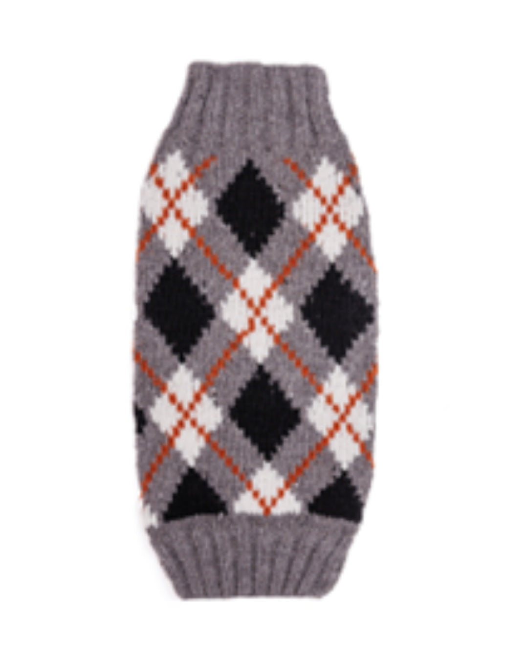 Alpaca Argyle Dog Sweater