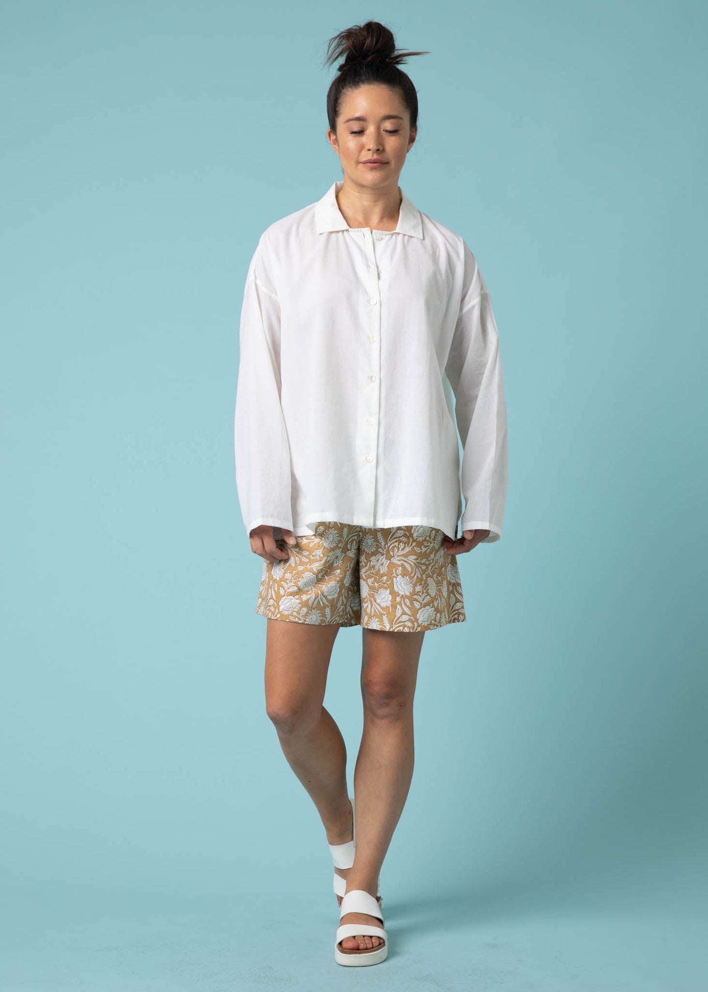 Relaxed Boyfriend Shirt - White