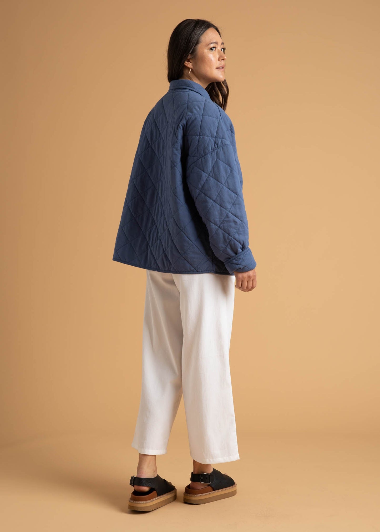 Countryside Quilted Jacket - Inky Blue - FINAL SALE