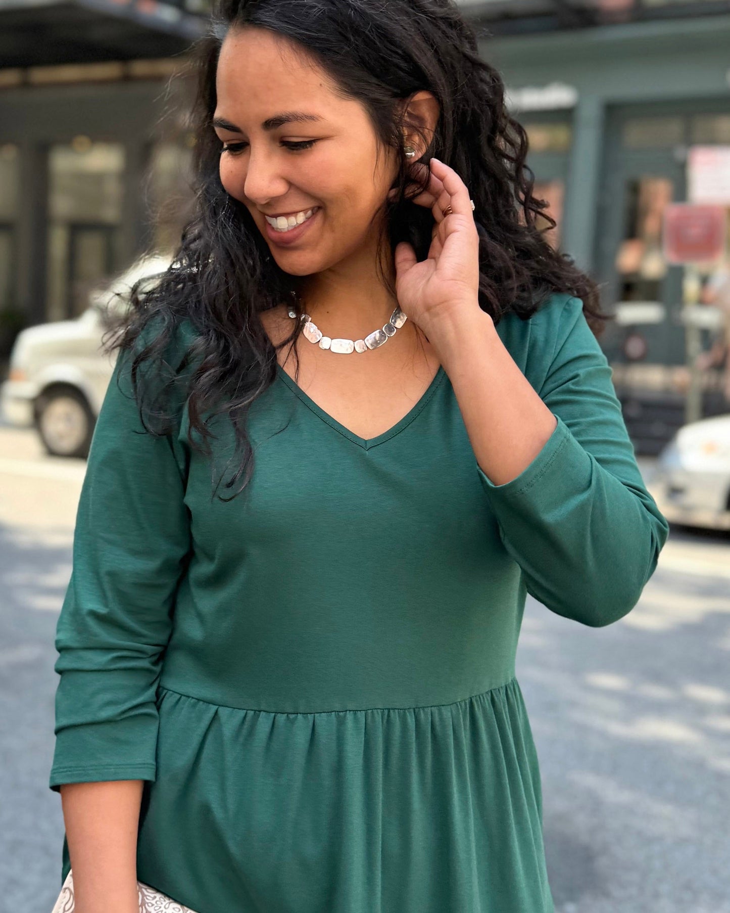 BRIE Maxi Dress in Dark Green