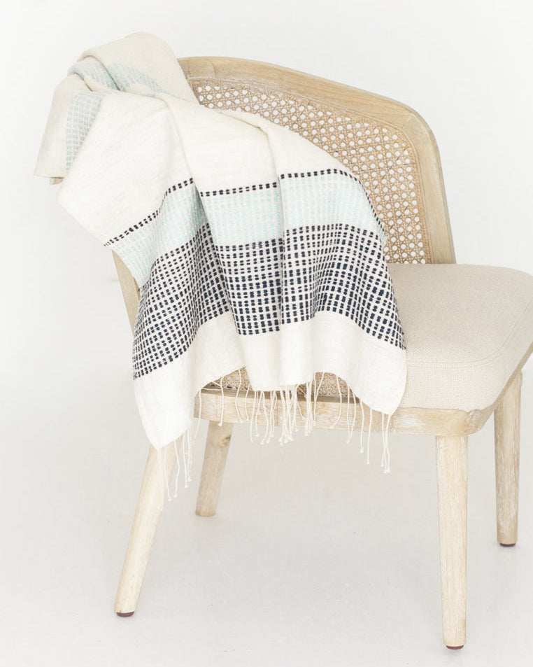 Camden Handwoven Cotton Throw Blanket
