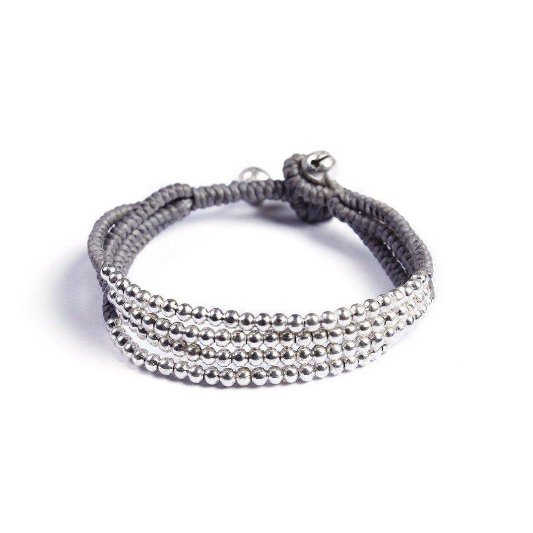 Cherish Brass Bead Adjustable Bracelet - Thailand