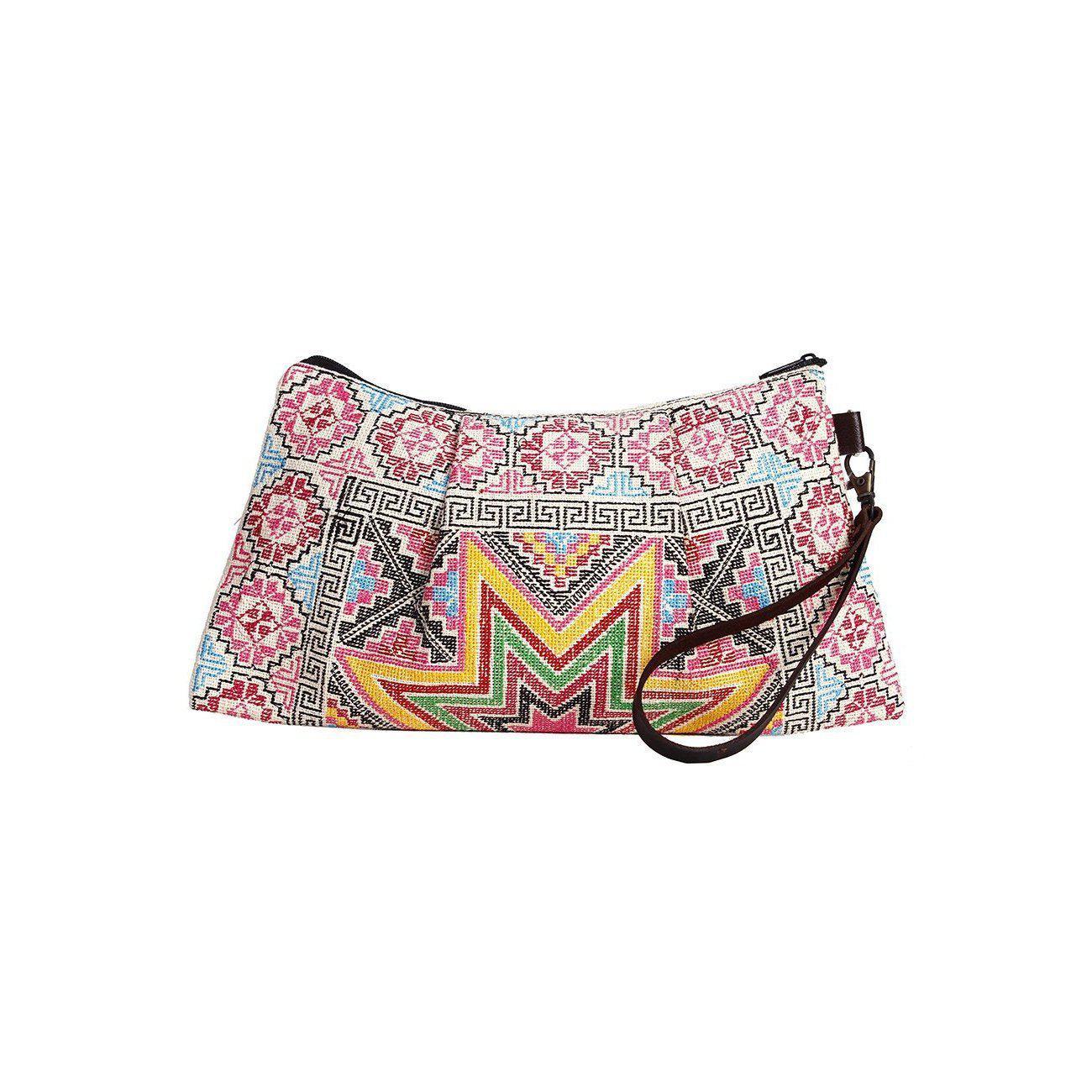 Embroidered Northern Star Wristlet - Thailand