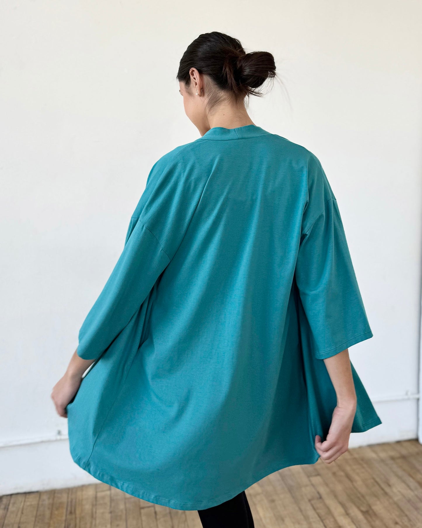 EVANA cardigan in Marine Teal
