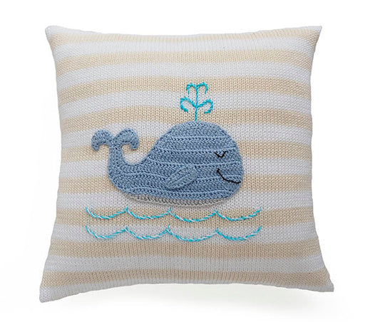 Whale 10" Pillow