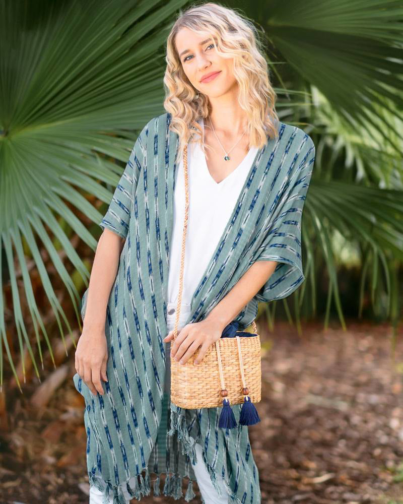 Laguna Silk Kimono - Trades of Hope