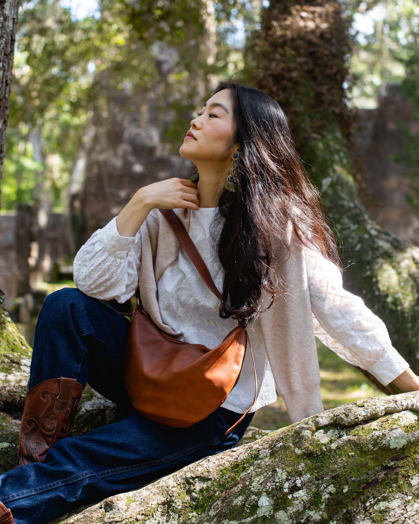 Zora Crescent Bag