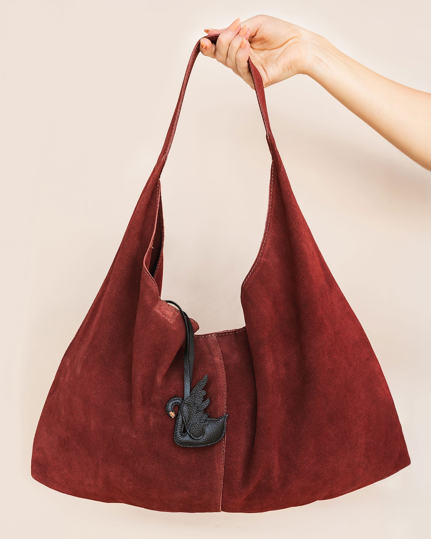 Reverie Suede Bag + FREE Cygnus Rising Handbag Charm