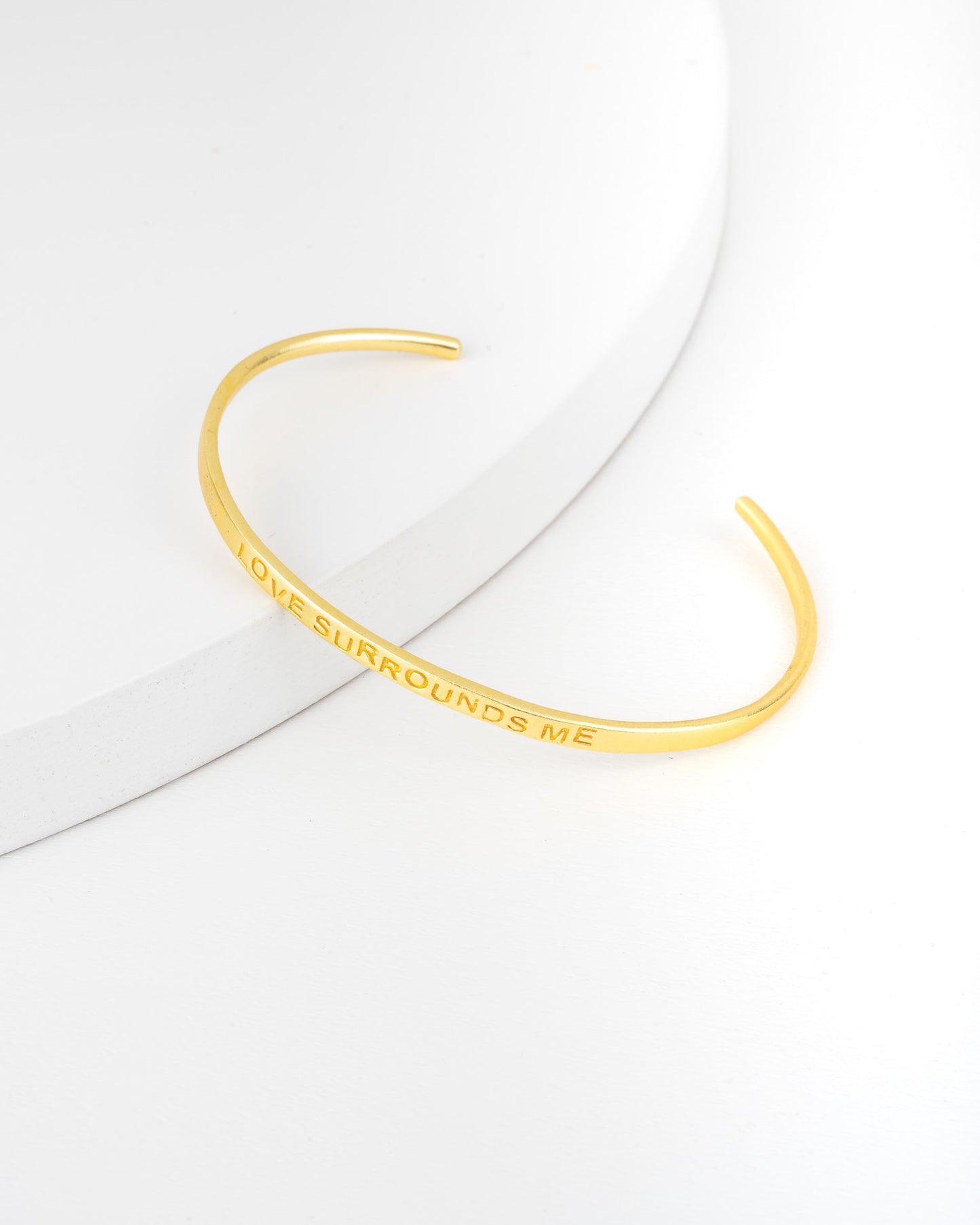 Love Surrounds Me Cuff - Gold - Trades of Hope
