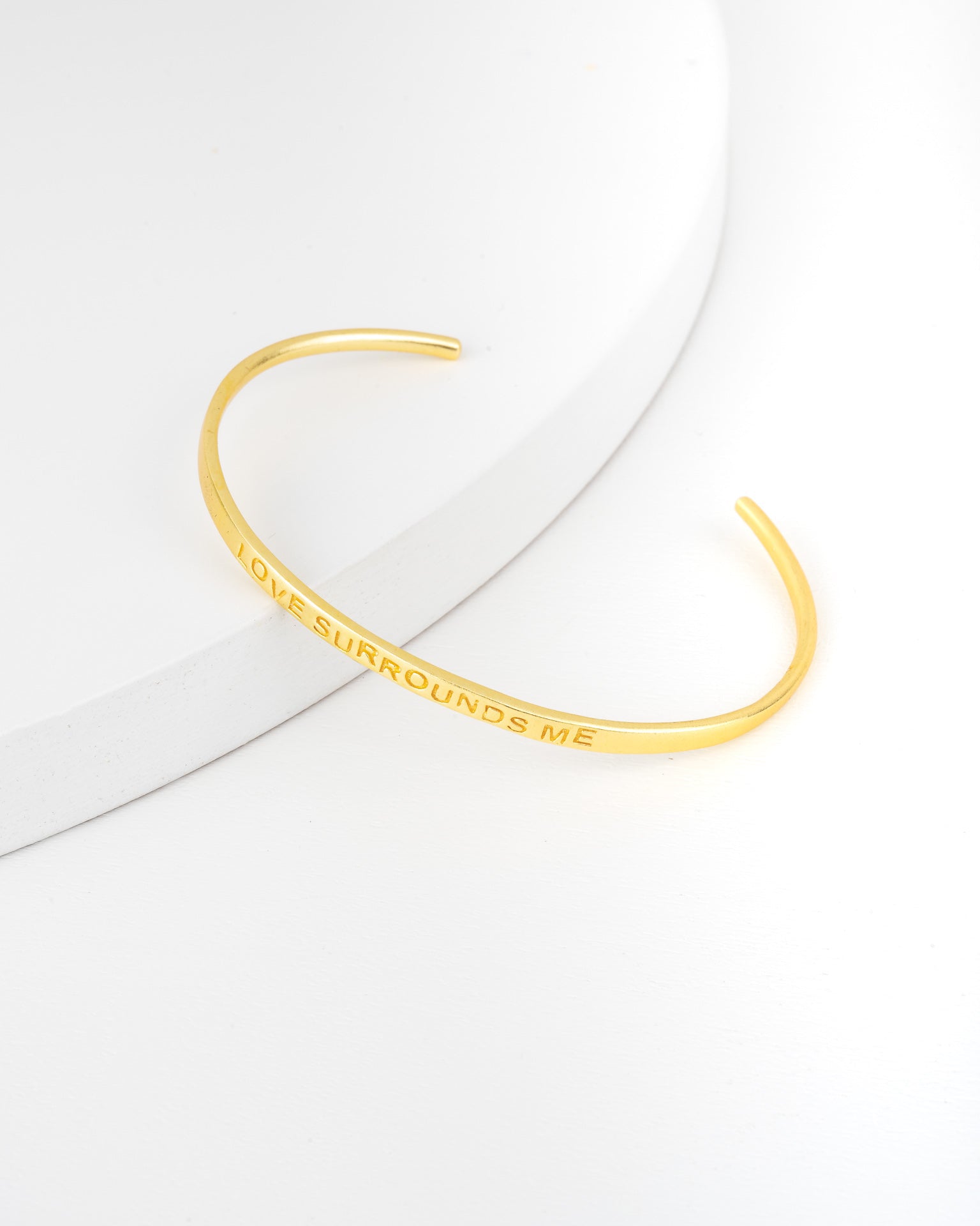 Love Surrounds Me Cuff - Gold - Trades of Hope