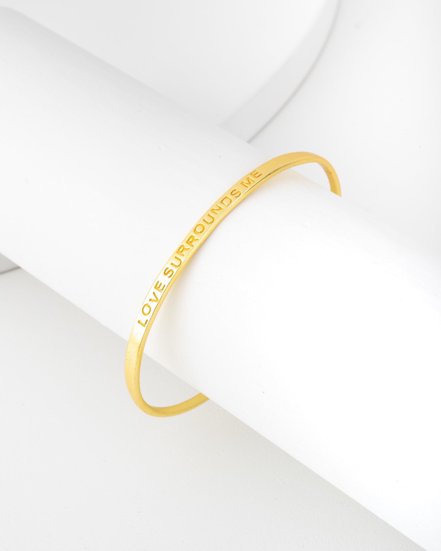 Love Surrounds Me Cuff - Gold - Trades of Hope