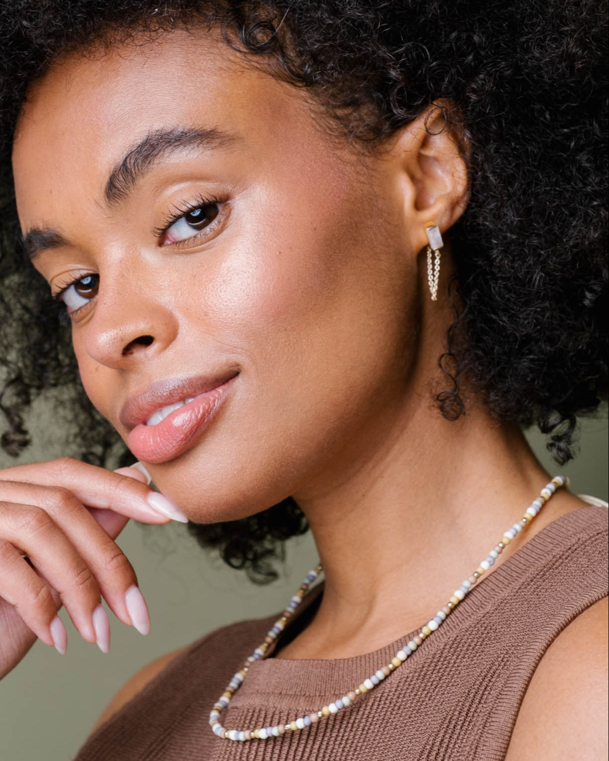 Anya Chain Studs