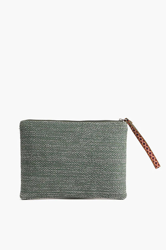 Love Embellished Wristlet Clutch