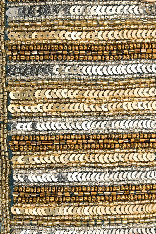 Star Beaded Party Handheld Clutch with Strap