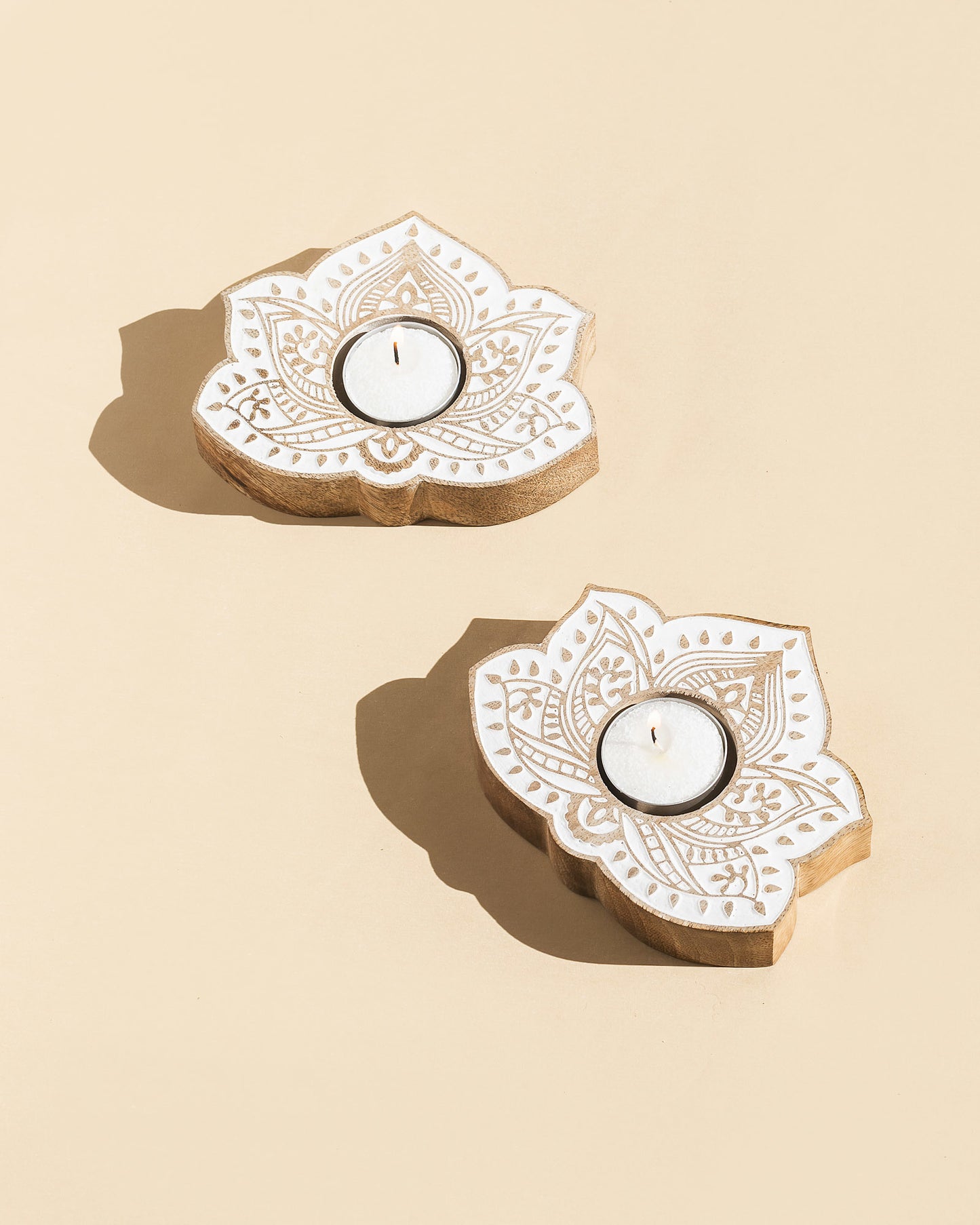 Lotus Tea Light Holder Set