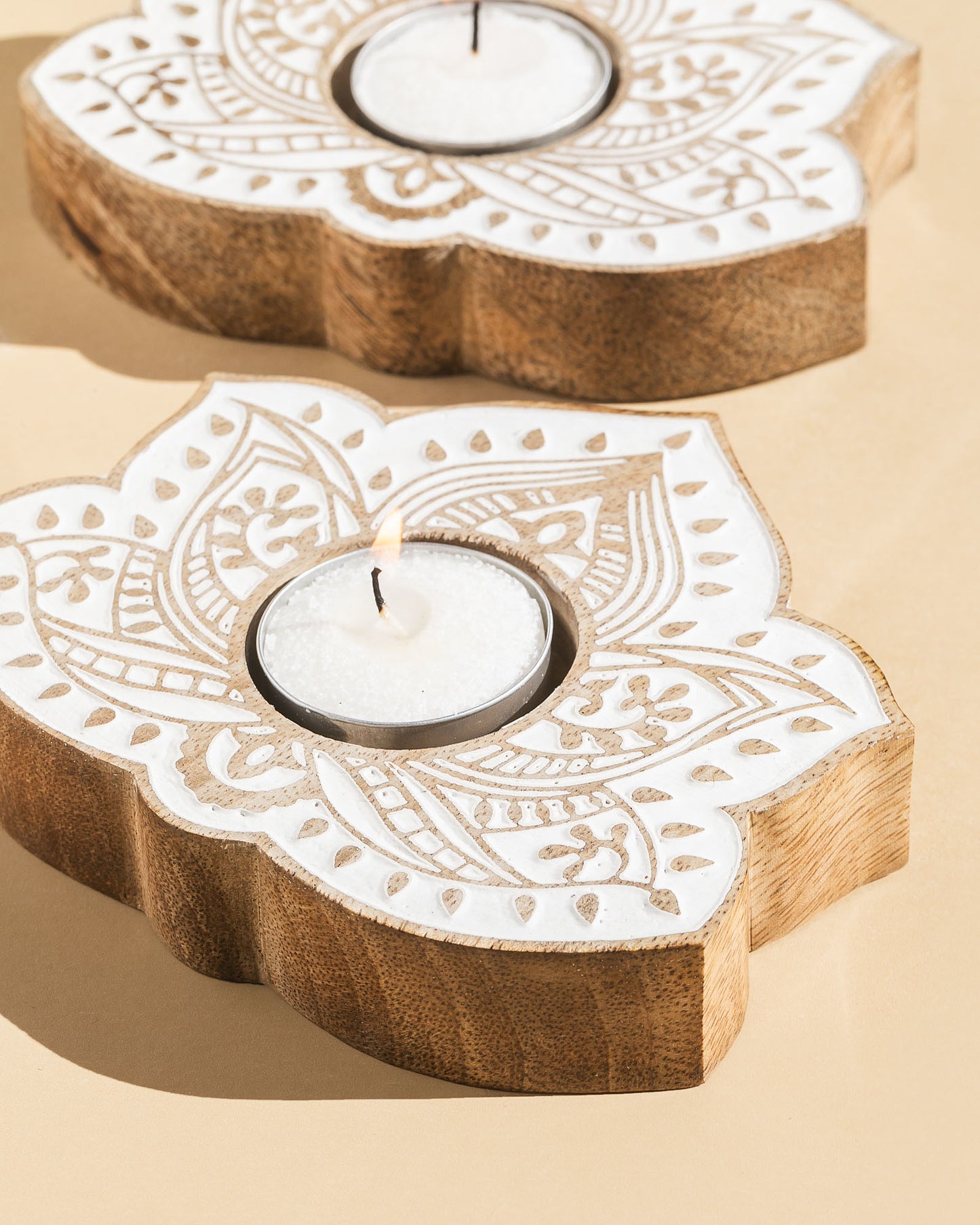 Lotus Tea Light Holder Set